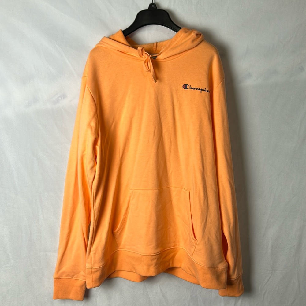 Peach/orange Champion hoodie